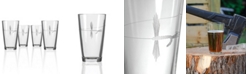 Rolf Glass Fly Fishing Pint Glass 16Oz - Set Of 4 Glasses
